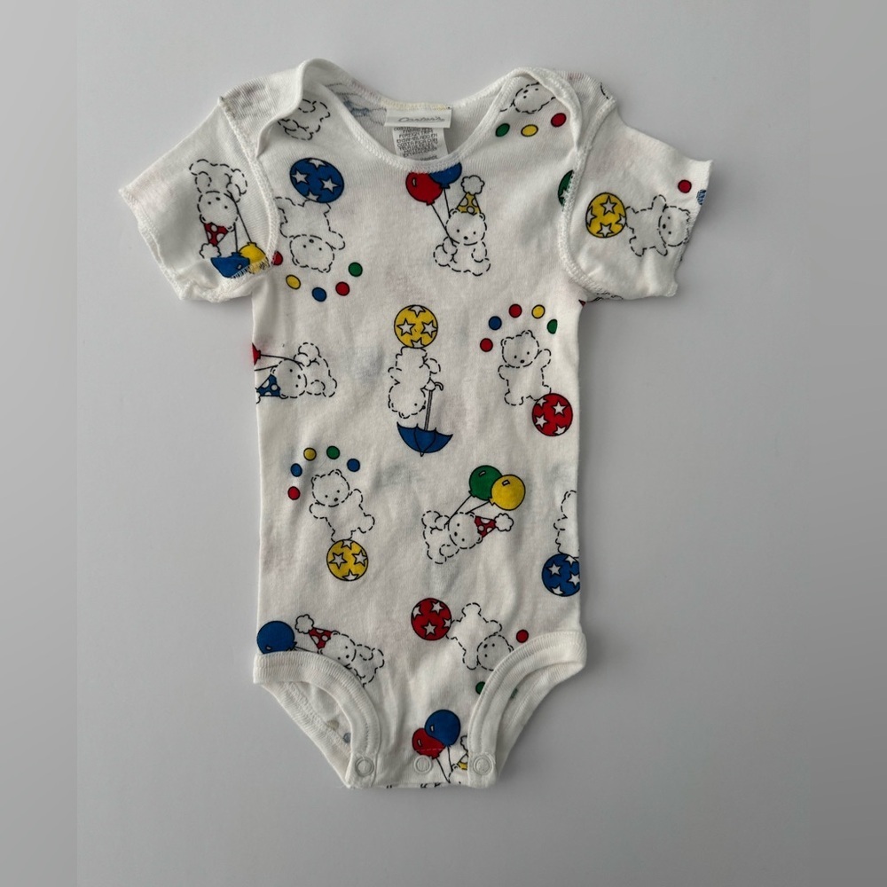 Vintage Carters Bear Balloon Body Suit a size 6-9